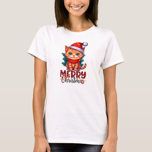 Frohe Weihnachten T-Shirt (Vorderseite)