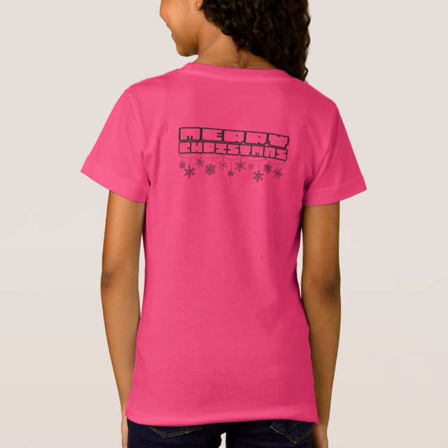 Frohe Weihnachten T-Shirt (Rückseite)