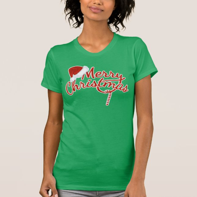 Frohe Weihnachten T-Shirt (Vorderseite)