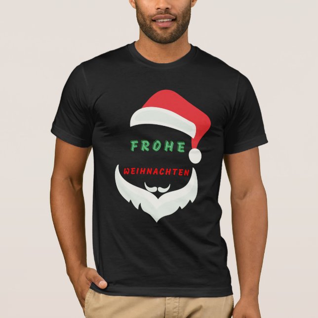 frohe weihnachten T-Shirt (Vorderseite)