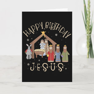 Frohe Weihnachten T-Shirt Uni-christliche Familien Karte