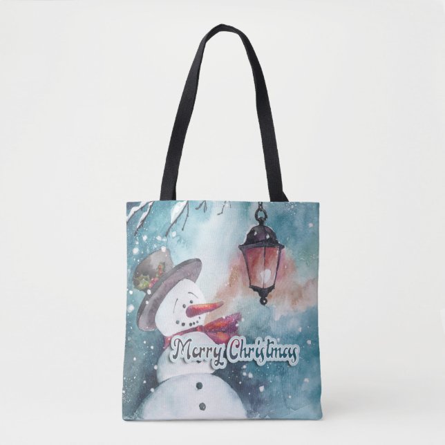 Frohe Weihnachten Tasche (Vorderseite)