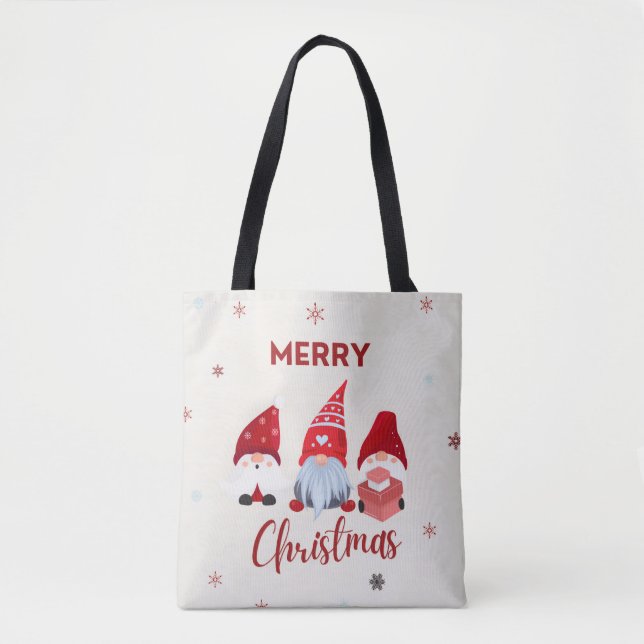 Frohe Weihnachten Tasche (Vorderseite)