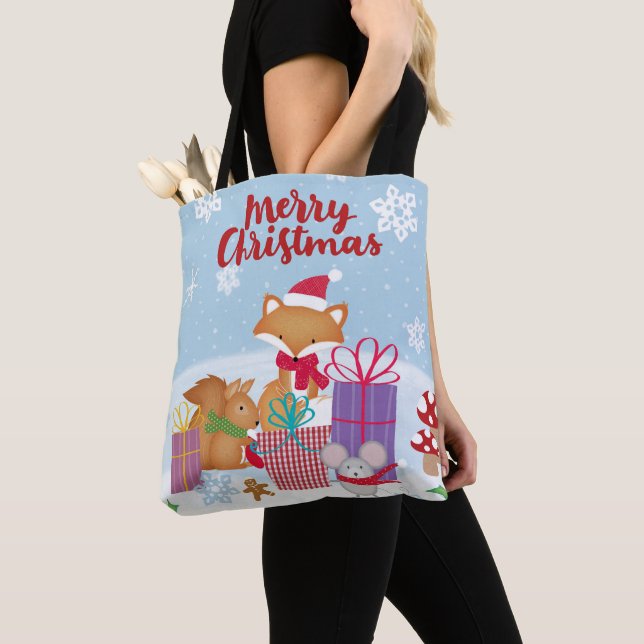 Frohe Weihnachten Tasche (Von Nahem)