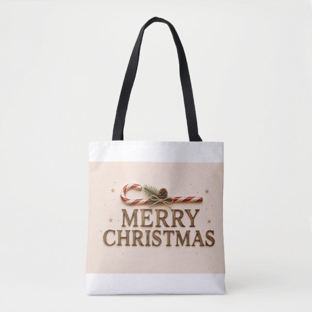 FROHE WEIHNACHTEN TASCHE (Vorderseite)