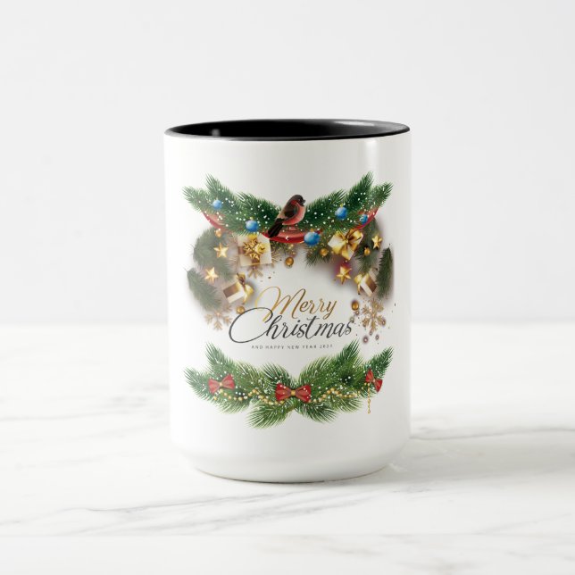 Frohe Weihnachten Tasse (Zentrum)
