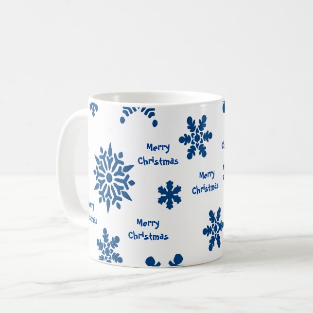 Frohe Weihnachten Tasse (Vorderseite Links)