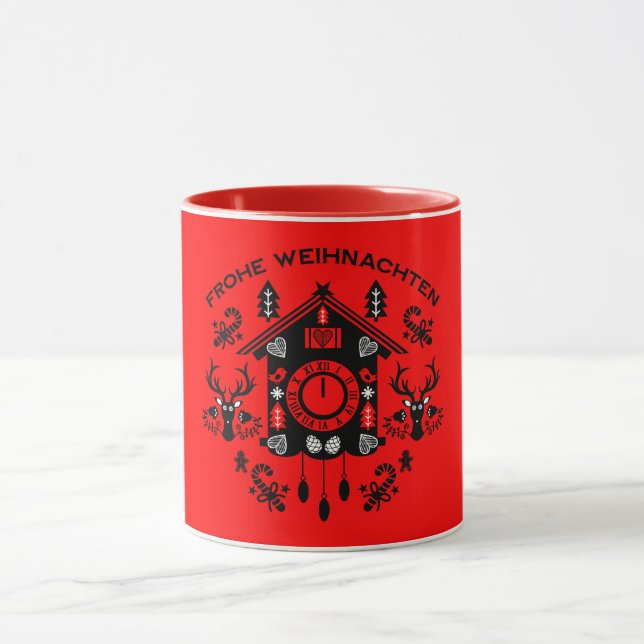Frohe Weihnachten Tasse (Zentrum)