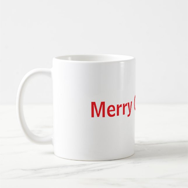 Frohe Weihnachten Tasse (Links)