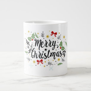 Frohe Weihnachten-Tasse Jumbo-Tasse