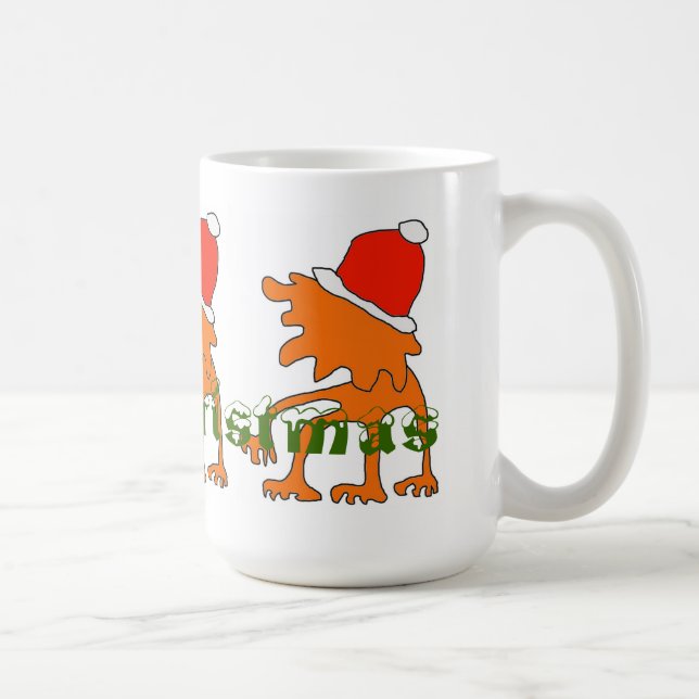 Frohe Weihnachten Tasse! Kaffeetasse (Rechts)