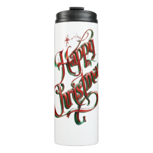 Frohe Weihnachten Thermosbecher