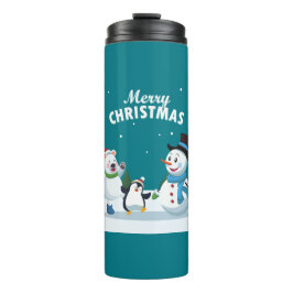 Frohe Weihnachten Thermosbecher