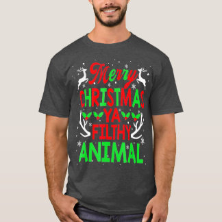 Frohe Weihnachten Tier Filthy Ya Men Frauen Kinder T-Shirt