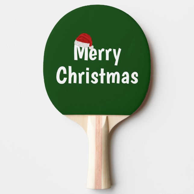 Frohe Weihnachten Tischtennis Schläger (Vorderseite)