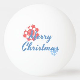Frohe Weihnachten Tischtennisball