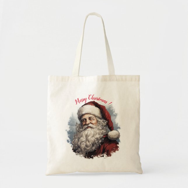 Frohe Weihnachten-Tote-Tasche Tragetasche (Vorne)