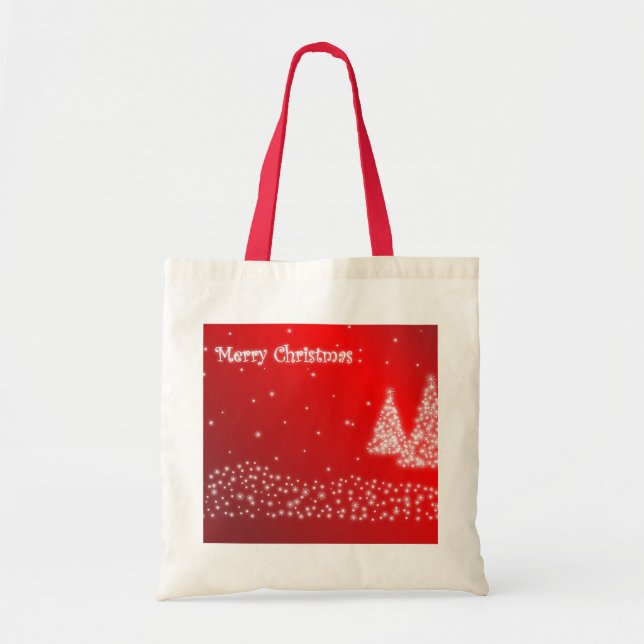 Frohe Weihnachten Tragetasche (Vorne)