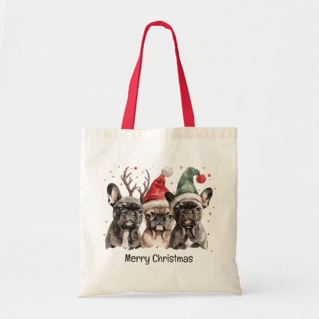 Frohe Weihnachten Tragetasche (Vorne)