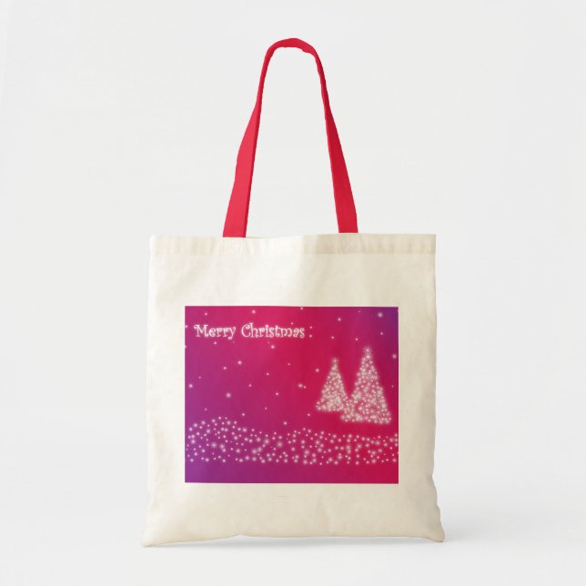 Frohe Weihnachten Tragetasche (Vorne)