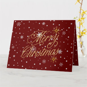 Frohe Weihnachten Trendy Holiday Karte