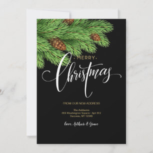 Frohe Weihnachten Trendy Weihnachtskarte