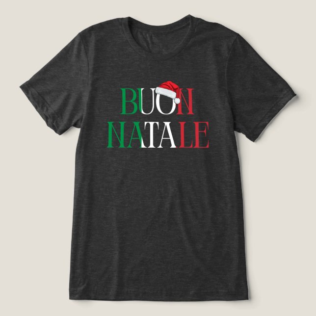Frohe Weihnachten Tri-Blend Shirt (Design Vorderseite)