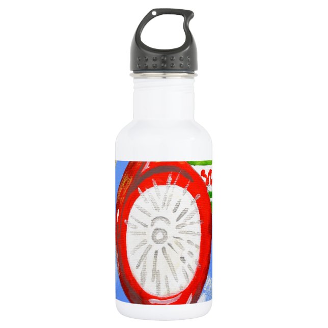 Frohe Weihnachten Trinkflasche (Vorderseite)