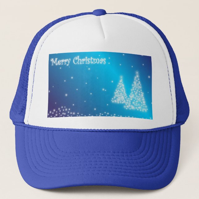 Frohe Weihnachten Truckerkappe (Vorderseite)