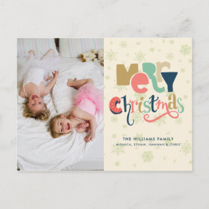 Frohe Weihnachten Typografie