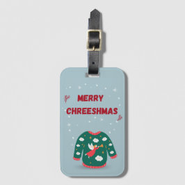 Frohe Weihnachten Ugly Sweater Angel Gepäckanhänger