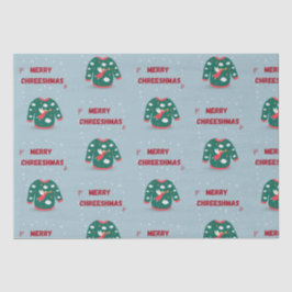 Frohe Weihnachten Ugly Sweater Angel Seidenpapier