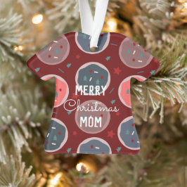 Frohe Weihnachten Ugly Sweater Cookies Name Ornament