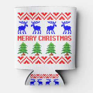 Frohe Weihnachten Ugly Sweater Dosenkühler