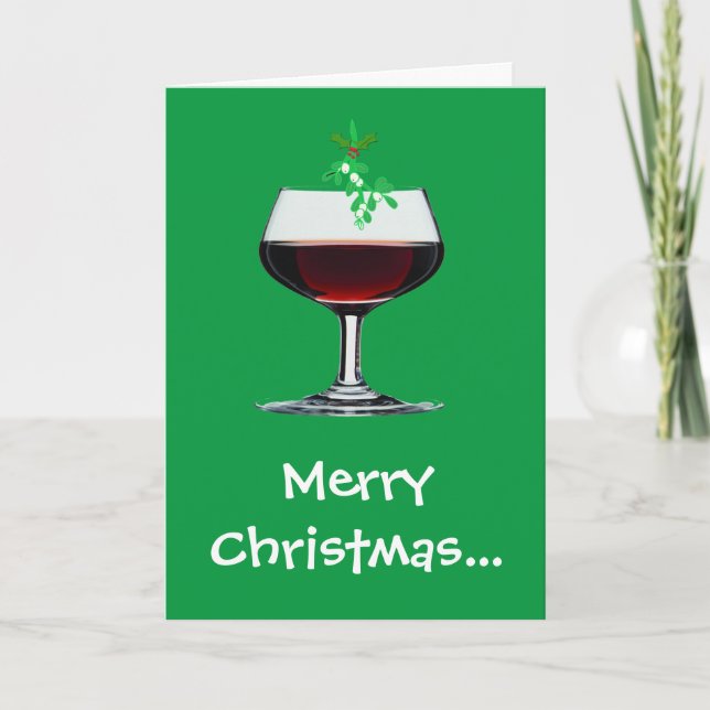 Frohe Weihnachten - und auch ein frohes neues Jahr (Vorderseite)