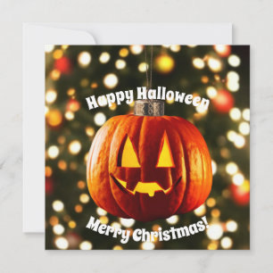 Frohe Weihnachten und ein glückliches Halloween