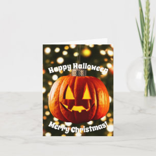 Frohe Weihnachten und ein glückliches Halloween