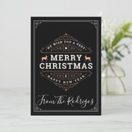 Frohe Weihnachten und ein glückliches neues Jahr A