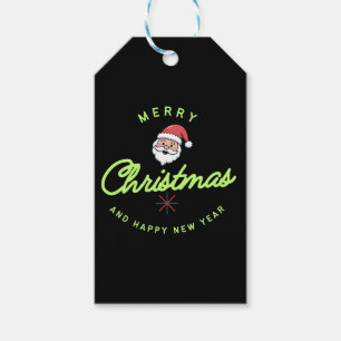 Frohe Weihnachten und ein glückliches neues Jahr Geschenkanhänger