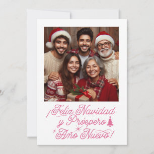 Frohe Weihnachten und ein gutes neues Jahr mit Fot Einladung