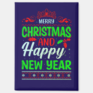 Frohe Weihnachten und Glück im neuen Jahr 61064 Magnet