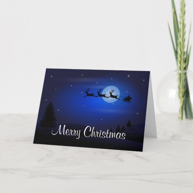 Frohe Weihnachten und Glück im neuen Jahr Personal (Vorderseite)
