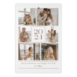 Frohe Weihnachten und Glück Neujahr Mini-Zwischena Mini Klemmbrett
