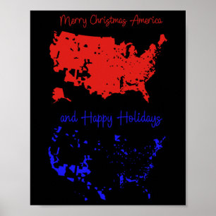 Frohe Weihnachten und glückliche Feiertage Feierli Poster