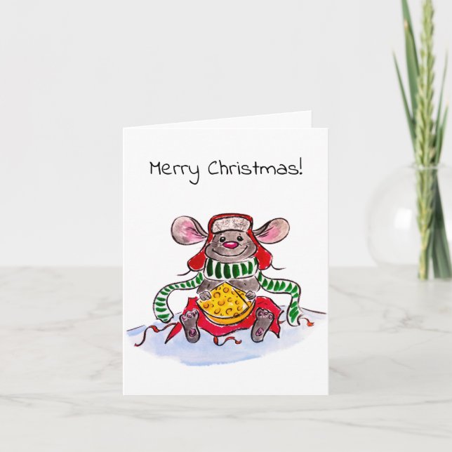 Frohe Weihnachten und glückliche neue Jahr Käse Ma (Vorderseite)