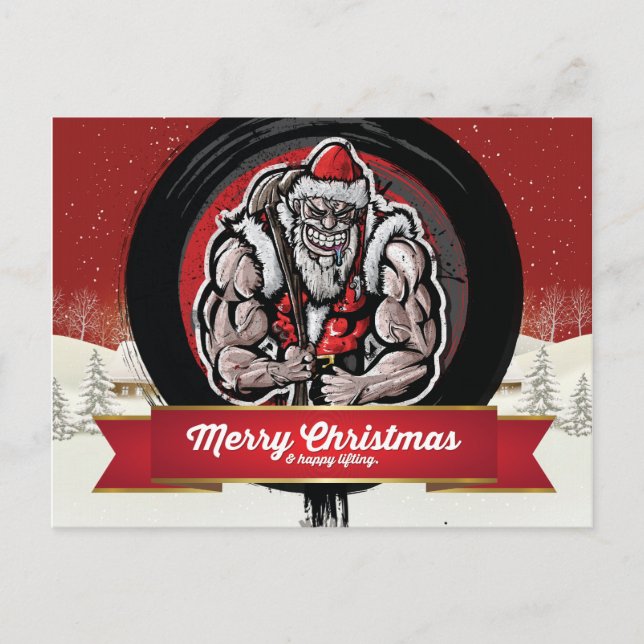 Frohe Weihnachten und glückliches Lifting (Vorderseite)