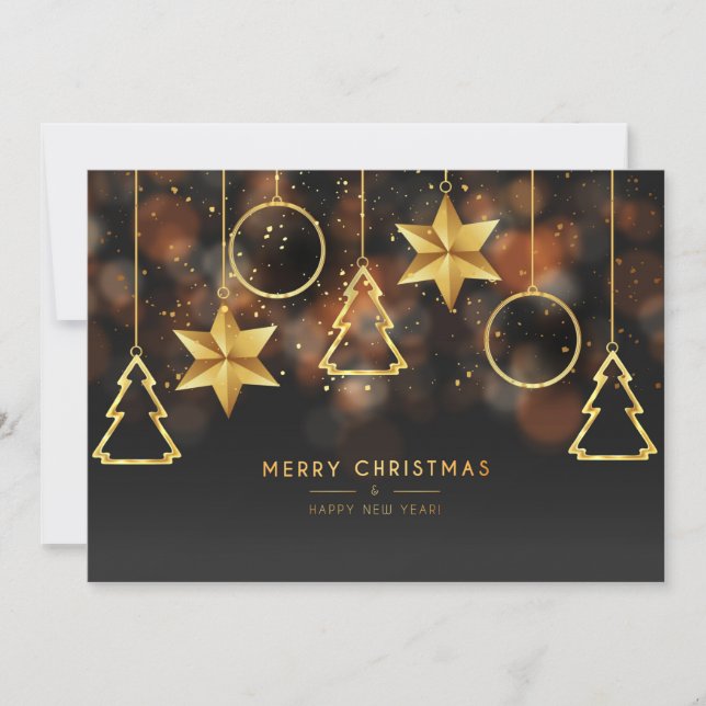 Frohe Weihnachten und glückliches Neues Jahr (Vorderseite)