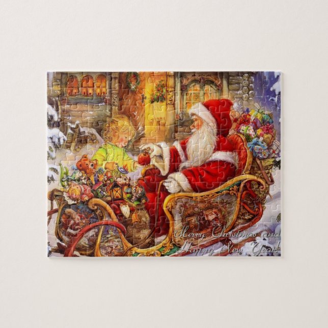 Frohe Weihnachten und glückliches neues Jahr (Horizontal)