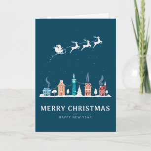 Frohe Weihnachten und glückliches Neues Jahr in de
