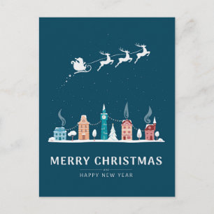 Frohe Weihnachten und glückliches Neues Jahr in de